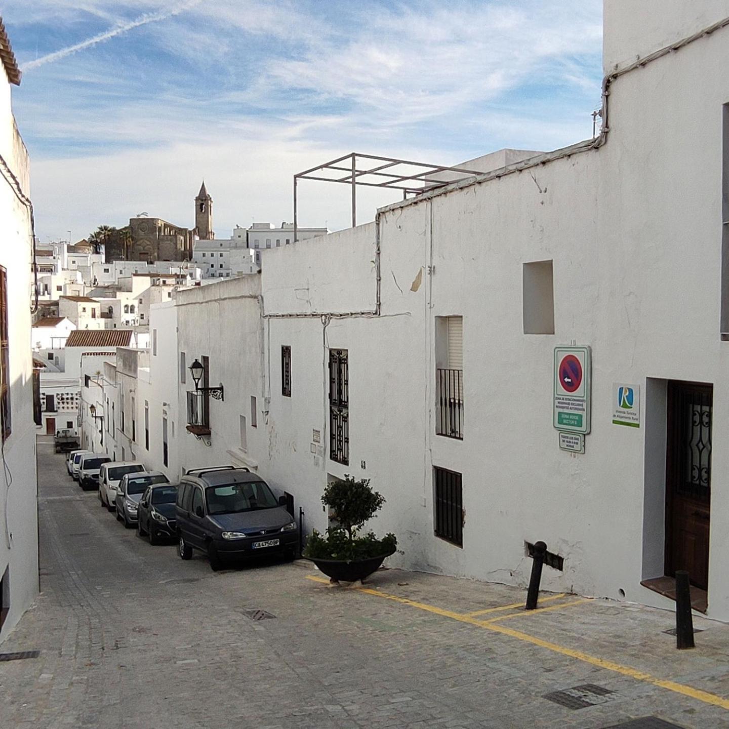 Vejer Zona Centro, Apartamento Loft Cal Y Canto, Esquina De La Pita เวเฮร์ เด ลา ฟรอนเตรา ภายนอก รูปภาพ